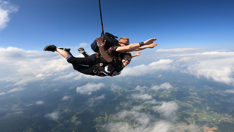 Tandem skok padobranom